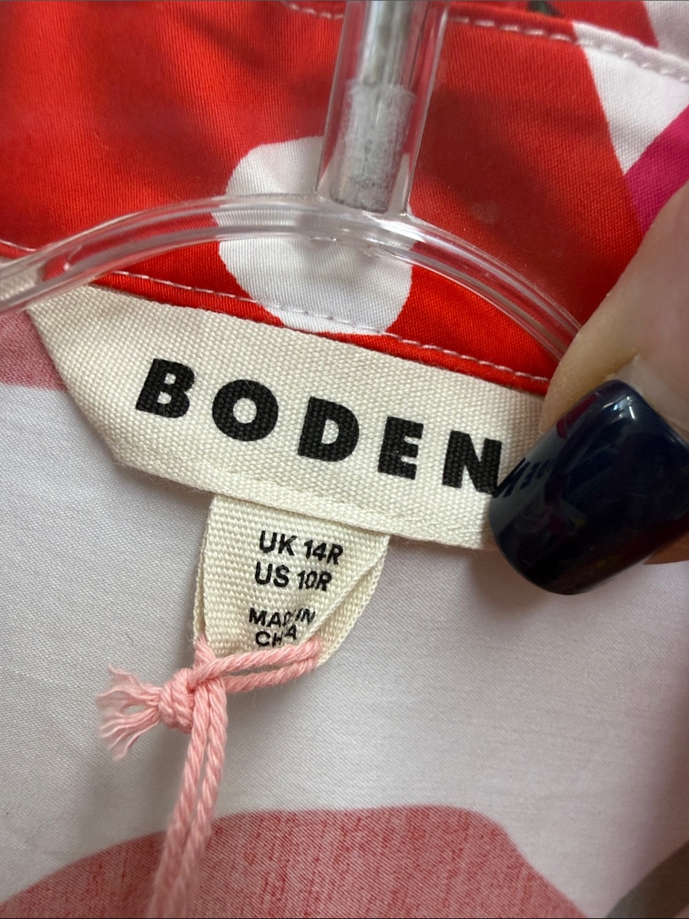 Boden NWT Rachel Cotton Midi Shirtdress in "Summer Fruits" Print Size 10R - Picture 7 of 11